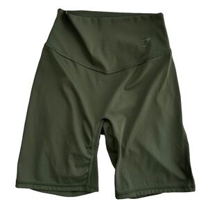 Gymshark Olive Green Women Shorts